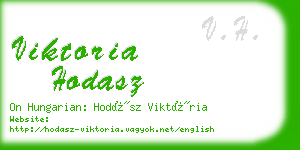 viktoria hodasz business card